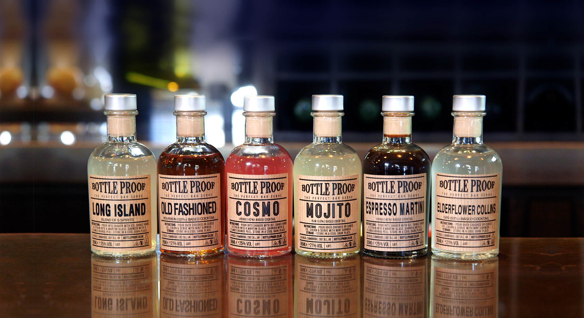 Bottle Proof  Hand crafted cocktails made for the hospitality industry