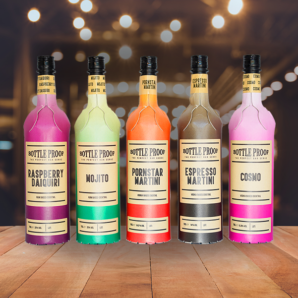 Bottle Proof  Hand crafted cocktails made for the hospitality industry